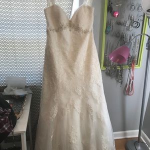 Stella York fit and flare wedding dress